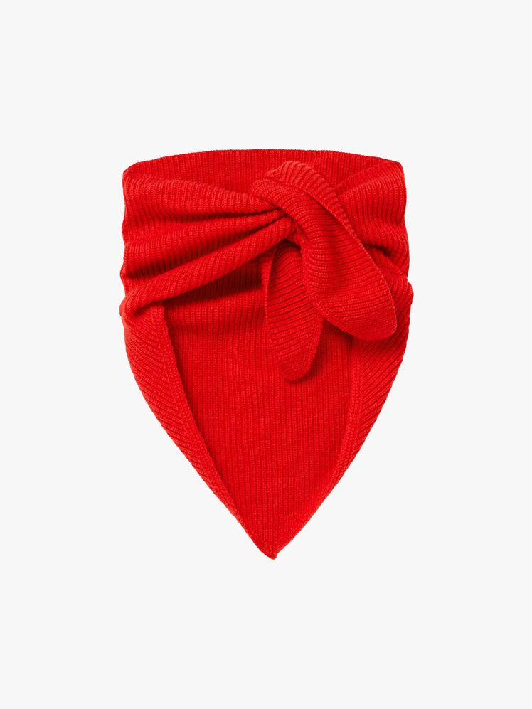 Image may contain: Accessories, Formal Wear, Tie, and Headband