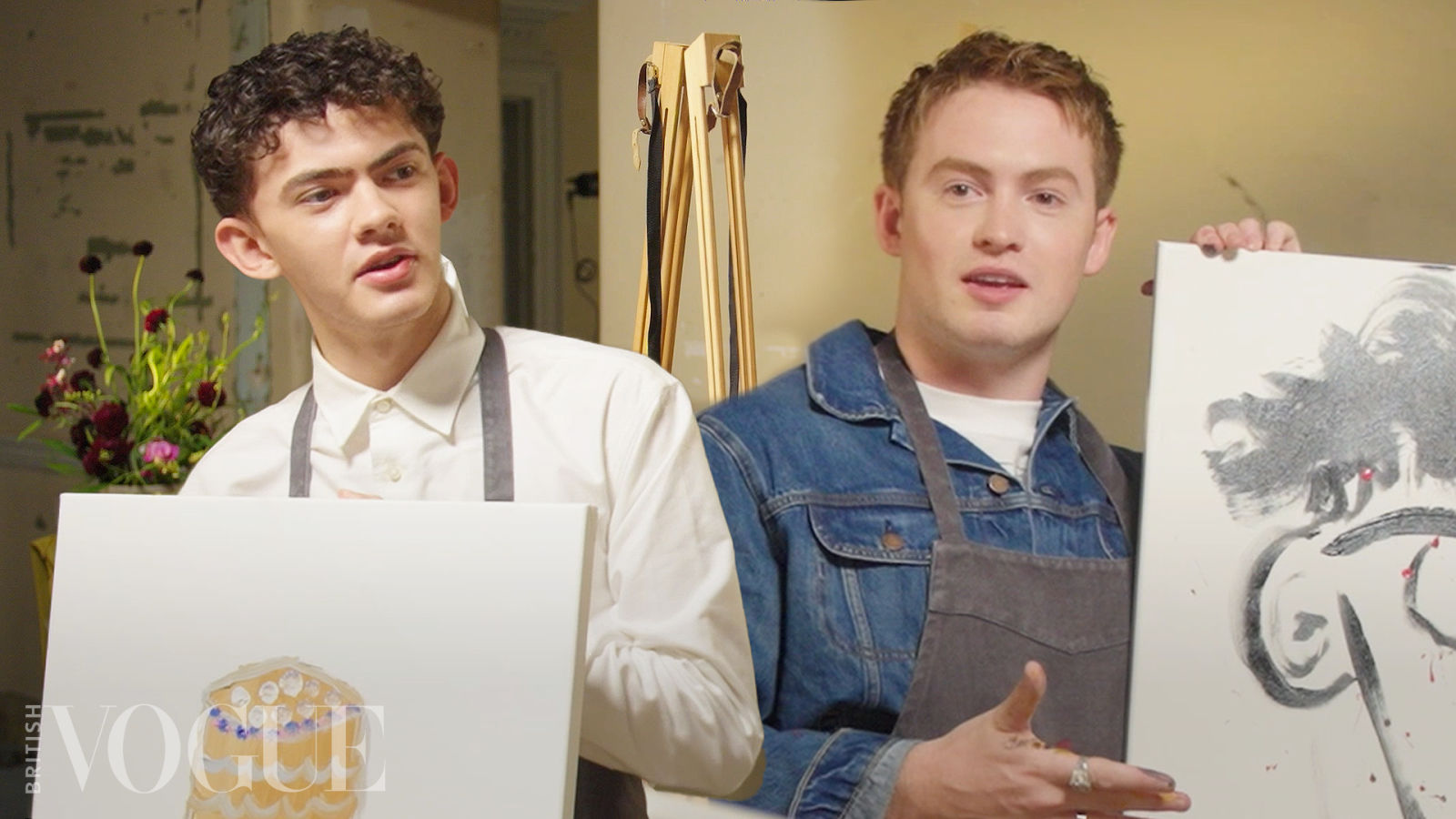Heartstopper’s Kit Connor & Joe Locke Take on a Painting Challenge