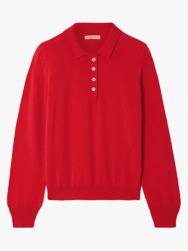 Image may contain: Clothing, Knitwear, Sweater, Sweatshirt, and Blouse