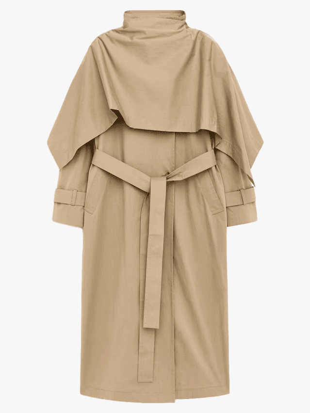 Image may contain: Clothing, Coat, Fashion, and Overcoat